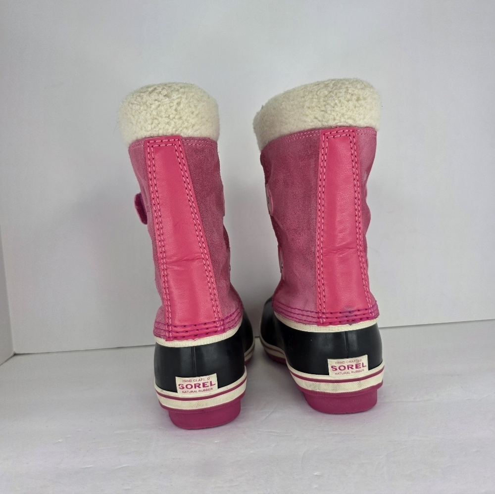 Sorel 1964 Pac Strap Boot Waterproof Suede Patent Winter Boots Childrens Size 12 - Picture 10 of 15